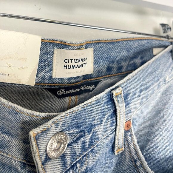 CITIZENS OF HUMANITY Marlee Relaxed Taper in Wash Moondust Size US 27 - Picture 6 of 13